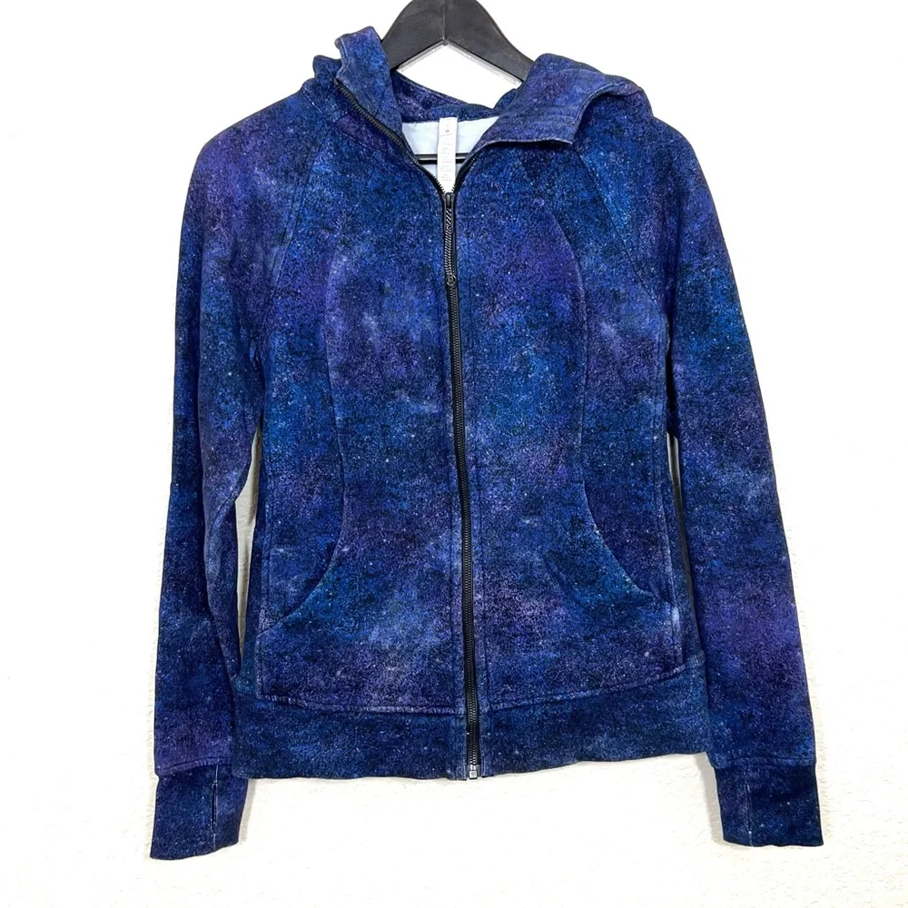 Lululemon Scuba Hoodie Polar Lights Blue Multi Size 8